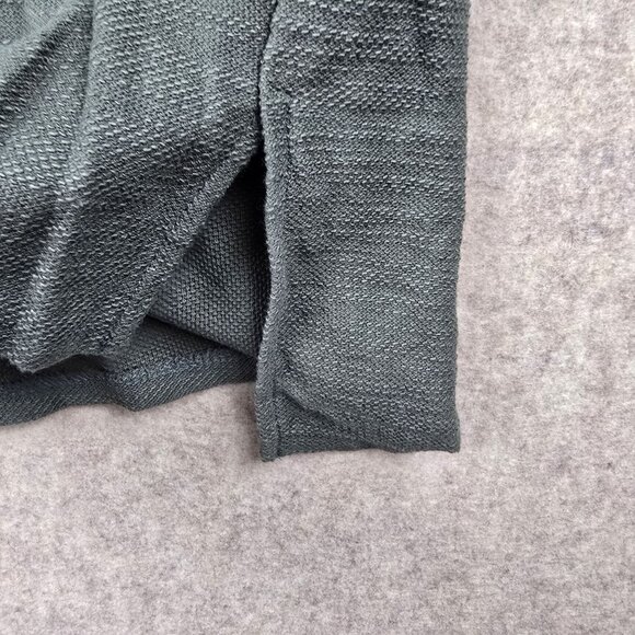 Merona Gray 3/4 Sleeve Textured Tunic Top XS 100% Cotton - Picture 3 of 9